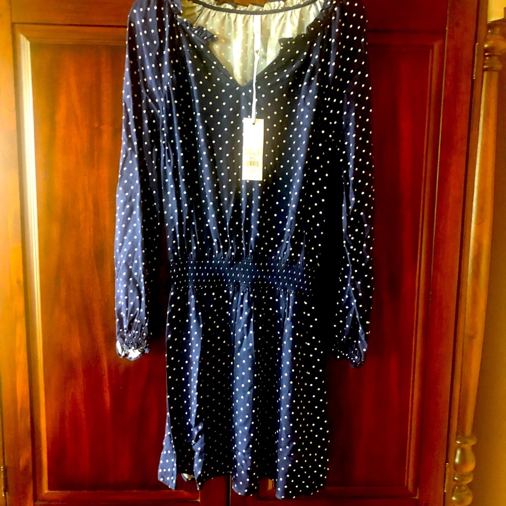 Southern Tide Nautical Navy Lucinda Smocked Dress